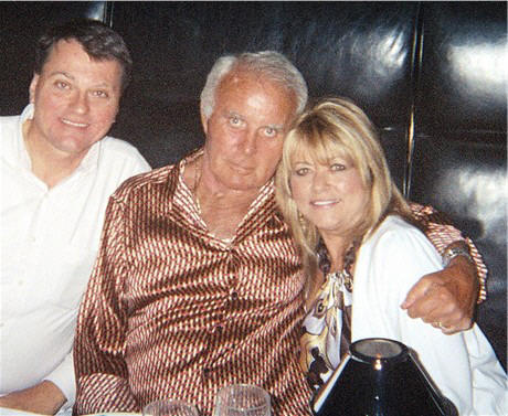 Shadoe Steele, Robert Conrad, and Barbara Aversa pictured in Mastros in Thousand Oaks